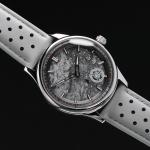 HOLZKERN | Star Trek DS9 Herren Armbanduhr (Marmor / Hellgrau)